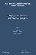 Cover: Chalcogenide Alloys for Reconfigurable Electronics: Volume 918 - Cambridge University Press