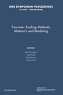 Cover: Transistor Scaling: Volume 913 - Cambridge University Press