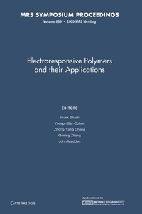 Enlarge image Cover: Electroresponsive Polymers and their Applications: Volume 889 - Cambridge University Press