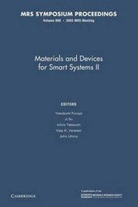 Enlarge image Cover: Materials and Devices for Smart Systems II: Volume 888 - Cambridge University Press