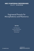 Cover: Engineered Porosity for Microphotonics and Plasmonics: Volume 797 - Cambridge University Press