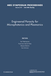 Enlarge image Cover: Engineered Porosity for Microphotonics and Plasmonics: Volume 797 - Cambridge University Press