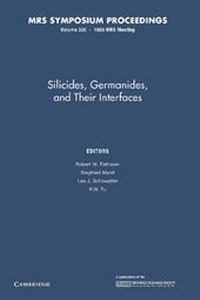 Enlarge image Cover: Silicides, Germanides, and their Interfaces: Volume 320 - Cambridge University Press