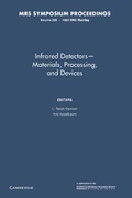 Cover: Infrared Detectors- Materials, Processing, and Devices: Volume 299 - Cambridge University Press