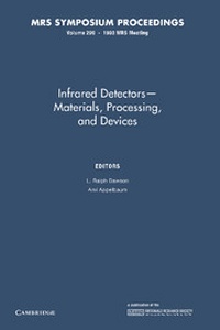 Enlarge image Cover: Infrared Detectors- Materials, Processing, and Devices: Volume 299 - Cambridge University Press