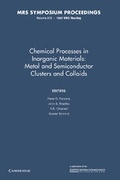 Cover: Chemical Processes in Inorganic Materials:: Volume 272 - Cambridge University Press