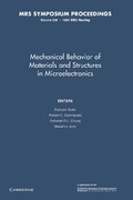 Cover: Mechanical Behavior of Materials and Structures in Microelectronics: Volume 226 - Cambridge University Press