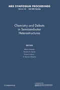 Cover: Chemistry and Defects in Semiconductor Heterostructures: Volume 148 - Cambridge University Press