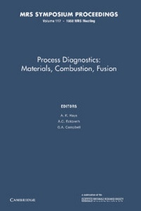 Enlarge image Cover: Process Diagnostics: Volume 117 - Cambridge University Press