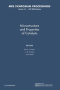 Cover: Microstructure and Properties of Catalysts: Volume 111 - Cambridge University Press
