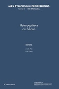 Cover: Heteroepitaxy on Silicon: Volume 67 - Cambridge University Press