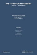 Cover: Nanostructured Interfaces: Volume 727 - Cambridge University Press