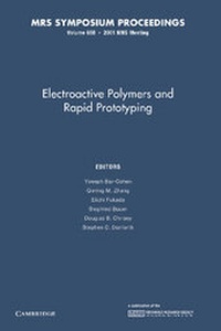 Enlarge image Cover: Electroactive Polymers and Rapid Prototyping: Volume 698 - Cambridge University Press
