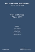 Cover: GaN and Related Alloys - 2001: Volume 693 - Cambridge University Press