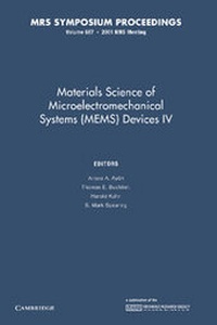 Enlarge image Cover: Materials Science of Microelectromechanical Systems (MEMS) Devices IV: Volume 687 - Cambridge University Press