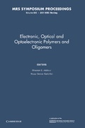 Cover: Electronic, Optical and Optoelectronic Polymers and Oligomers: Volume 665 - Cambridge University Press