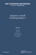 Cover: Dynamics in Small Confining Systems V: Volume 651 - Cambridge University Press