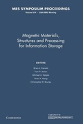 Cover: Magnetic Materials, Structures and Processing for Information Storage: Volume 614 - Cambridge University Press