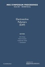 Cover: Electroactive Polymers (EAP): Volume 600 - Cambridge University Press