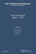 Cover: GaN and Related Alloys - 1999: Volume 595 - Cambridge University Press