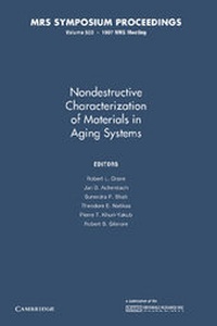 Enlarge image Cover: Nondestructive Characterization of Materials in Aging Systems: Volume 503 - Cambridge University Press