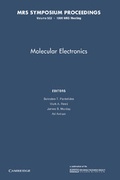 Cover: Molecular Electronics: Volume 582 - Cambridge University Press