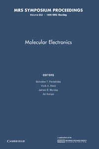 Enlarge image Cover: Molecular Electronics: Volume 582 - Cambridge University Press