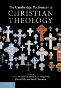 Cover: The Cambridge Dictionary of Christian Theology - Cambridge University Press