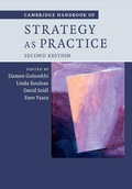 Cover: Cambridge Handbook of Strategy as Practice - Cambridge University Press