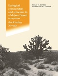 Cover: Ecological Communities and Processes in a Mojave Desert Ecosystem - Cambridge University Press