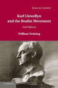 Cover: Karl Llewellyn and the Realist Movement - Cambridge University Press