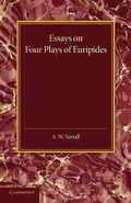 Cover: Essays on Four Plays of Euripides - Cambridge University Press