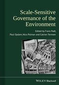 Cover: Scale-Sensitive Governance of the Environment - Wiley-Blackwell