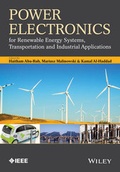 Cover: Power Electronics for Renewable Energy Systems, Transportation and Industrial Applications - Wiley
