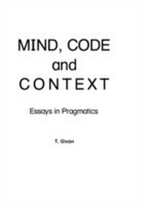 Abbildung von: Mind, Code and Context - Psychology Press Ltd