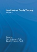 Cover: Handbook Of Family Therapy - Routledge