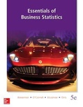 Cover: Loose Leaf Essentials of Business Statistics with Connect Access Card - McGraw-Hill Education