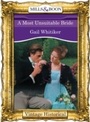 Cover: A Most Unsuitable Bride - Mills & Boon