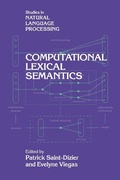 Cover: Computational Lexical Semantics - Cambridge University Press