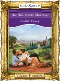 Enlarge image Cover: The One Month Marriage - Mills & Boon