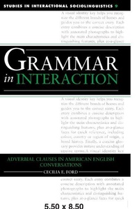 Enlarge image Cover: Grammar in Interaction - Cambridge University Press