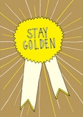 Cover: Stay Golden Journal - Chronicle Books