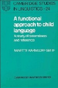 Enlarge image Cover: A Functional Approach to Child Language - Cambridge University Press