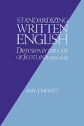 Cover: Standardizing Written English - Cambridge University Press