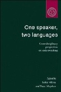 Cover: One Speaker, Two Languages - Cambridge University Press