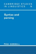 Cover: Syntax and Parsing - Cambridge University Press