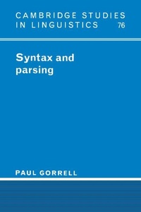 Enlarge image Cover: Syntax and Parsing - Cambridge University Press