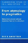 Cover: From Etymology to Pragmatics - Cambridge University Press