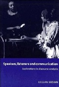 Cover: Speakers, Listeners and Communication - Cambridge University Press