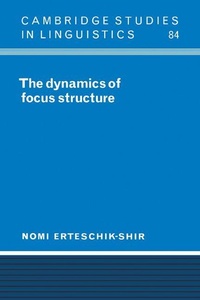Enlarge image Cover: The Dynamics of Focus Structure - Cambridge University Press